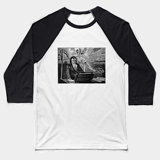 Beethoven And The Muse Baseball T-Shirt